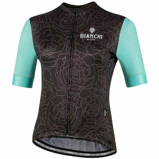 Cycling Jersey BIANCHI MILANO SOSIO short sleeve cycling Jersey Women's Black