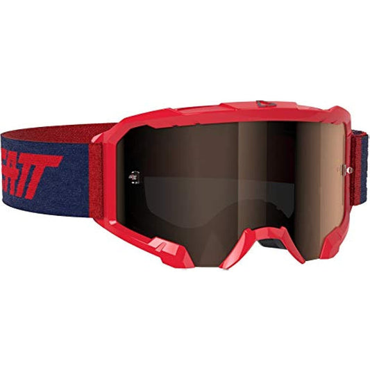 Leatt Brace 4.5 Velocity Iriz Goggles (RED/Platinum Lens)