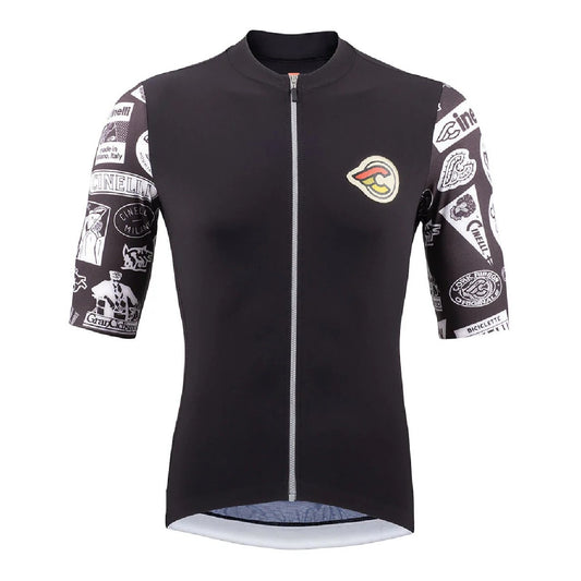 Cinelli Supercorsa Full Zip Cycling Jersey | GRANCICLISMO sleeve