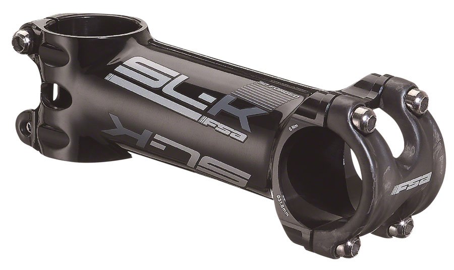 FSA SL-K Stem - 100mm, 31.8mm, +/- 12 Degree, Aluminum, Black