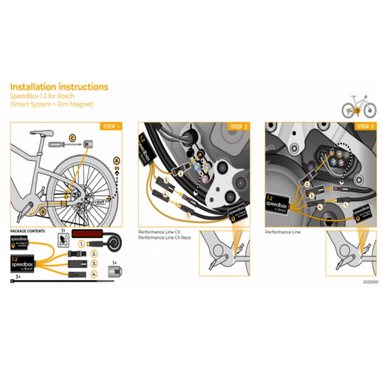 SpeedBox 1.2 fits Bosch (Smart System + Rim Magnet)