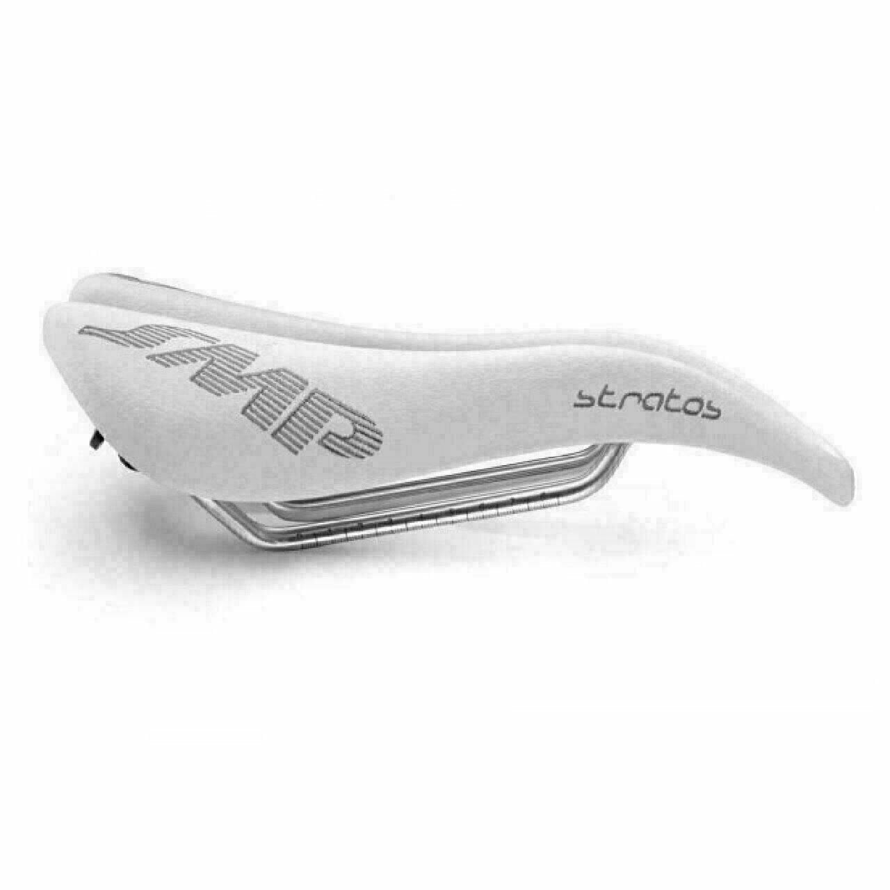 Bike Saddle Selle SMP Stratos Pro Bike Saddle Bike Seat White