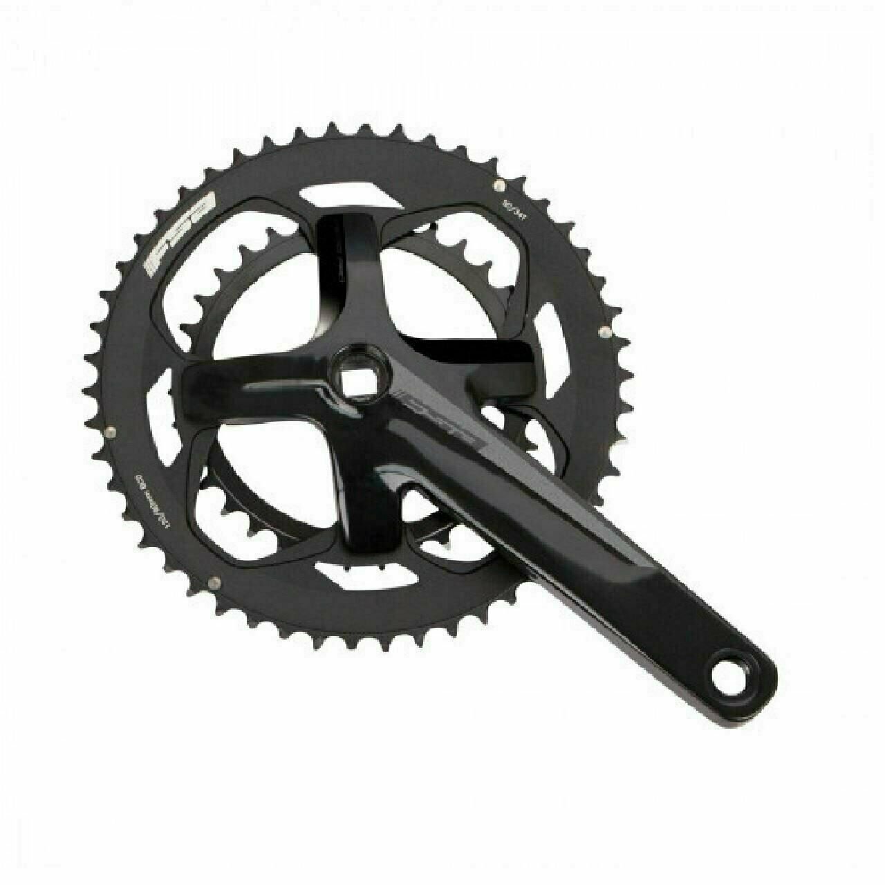 Crankset FSA Vero Pro 2x Square Taper JIS Alloy Crankset 34/50T