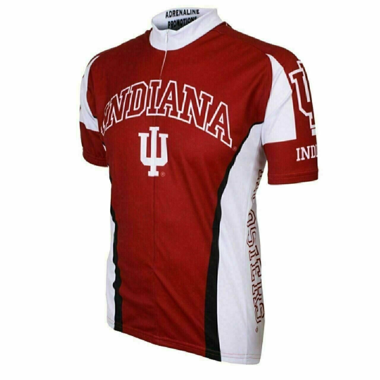 Adrenaline Promo Indiana University Hoosiers College Full zip Cycling Jersey