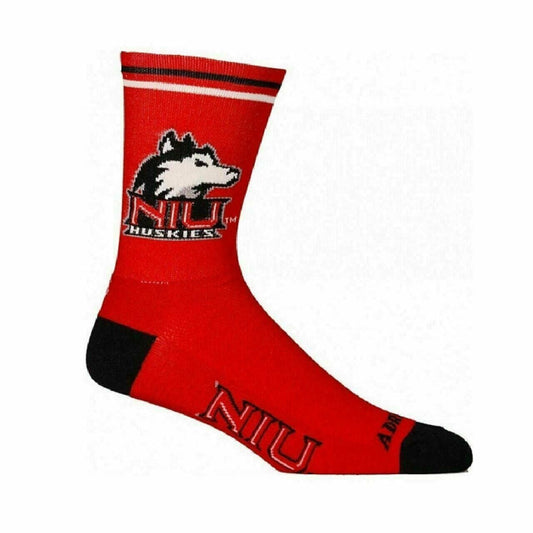 Cycling Socks Northern Illinois University NIU crew length-5" Multi Purpose