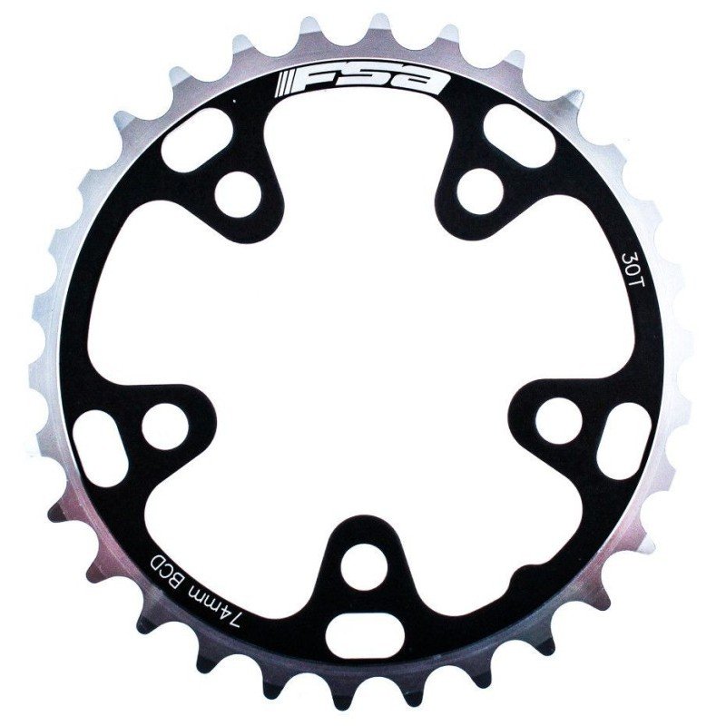 FSA Pro Road 74X30T S-9/10 Chainring Black