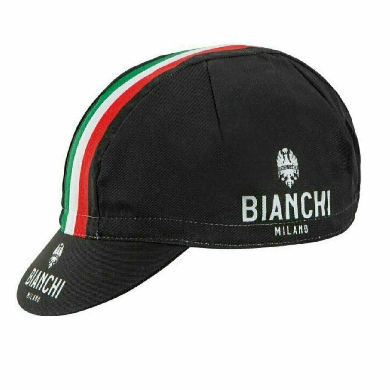 Cycling cap Bianchi Summer Cycling Cap Black Italia