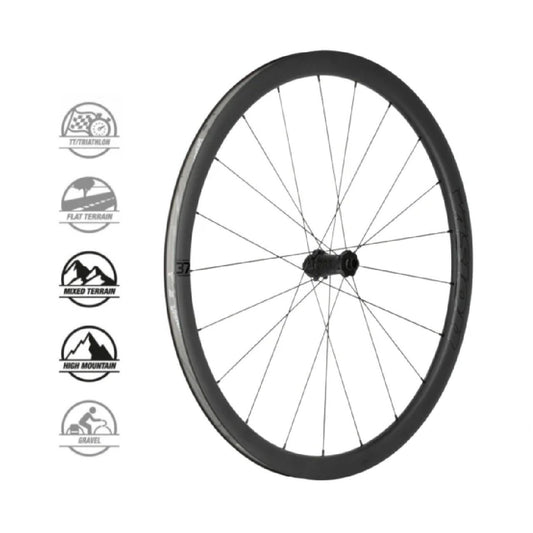 Vision Metron 37 TL Disc Brake 700c Road Bike Wheelset