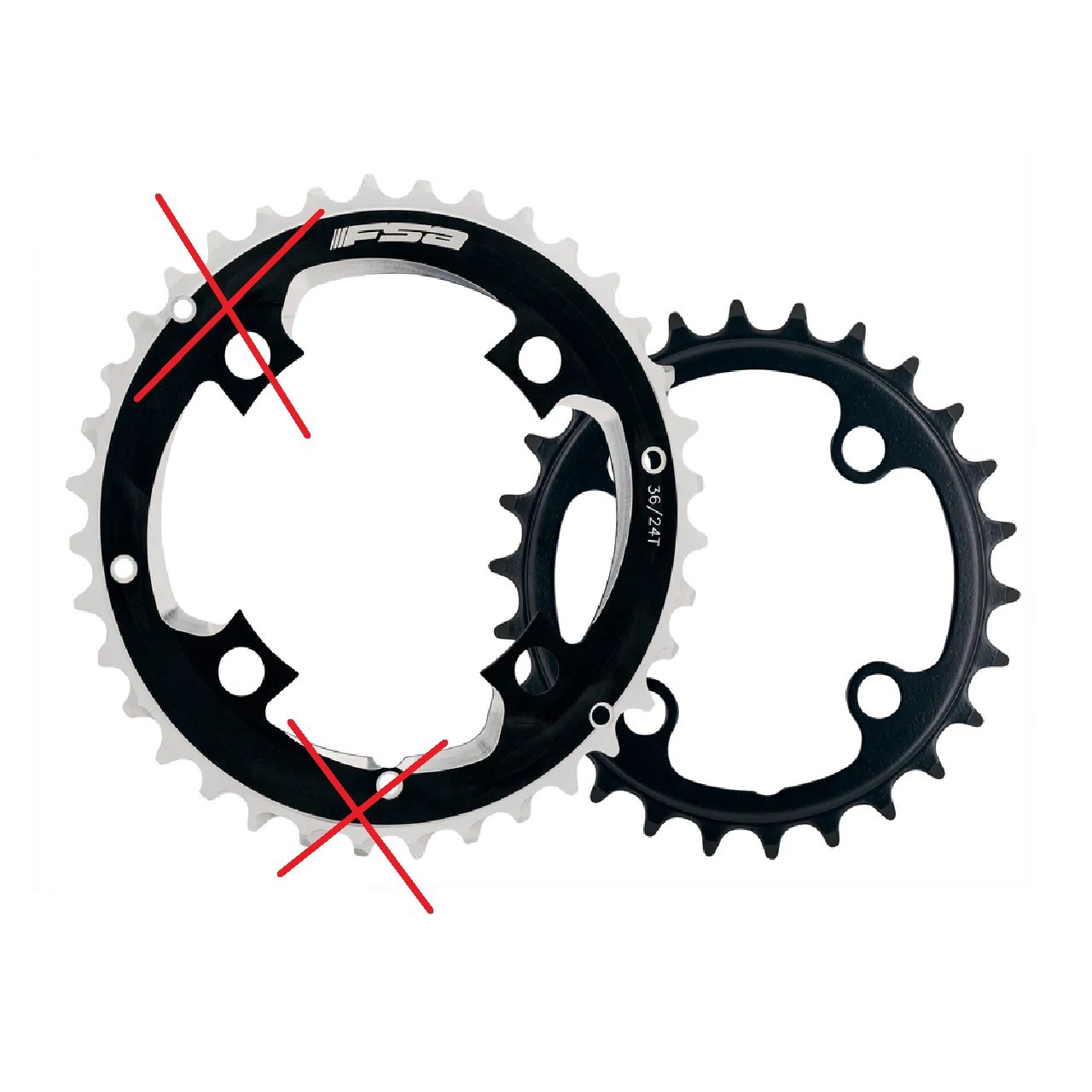 FSA MTB Pro Chainring (Inner Ring Only) 64 BCD 4 hole