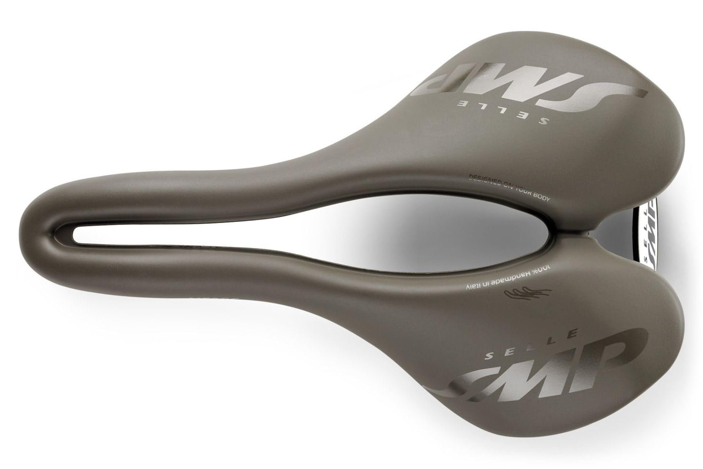 Selle SMP Vt30 C Carbon Bike Saddle Grey-Brown Gravel, 155mm |Bicycle Seat