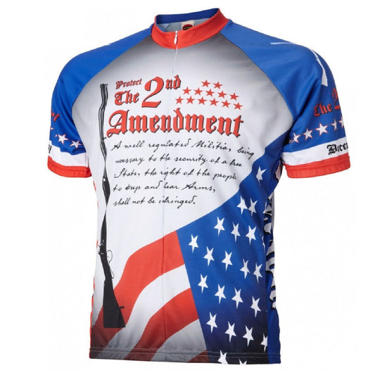 Cycling Jersey 2nd Amendment Full zip Jersey USA