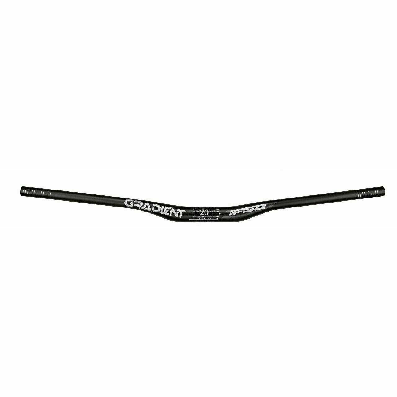 Riser Bar FSA Gradient Carbon Low Rise Handlebar 35 x 20mm x 800mm Riser Bar