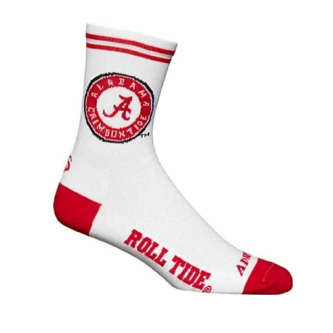 Socks University of ALABAMA Officially Licensed Multi purpose crew length-5"