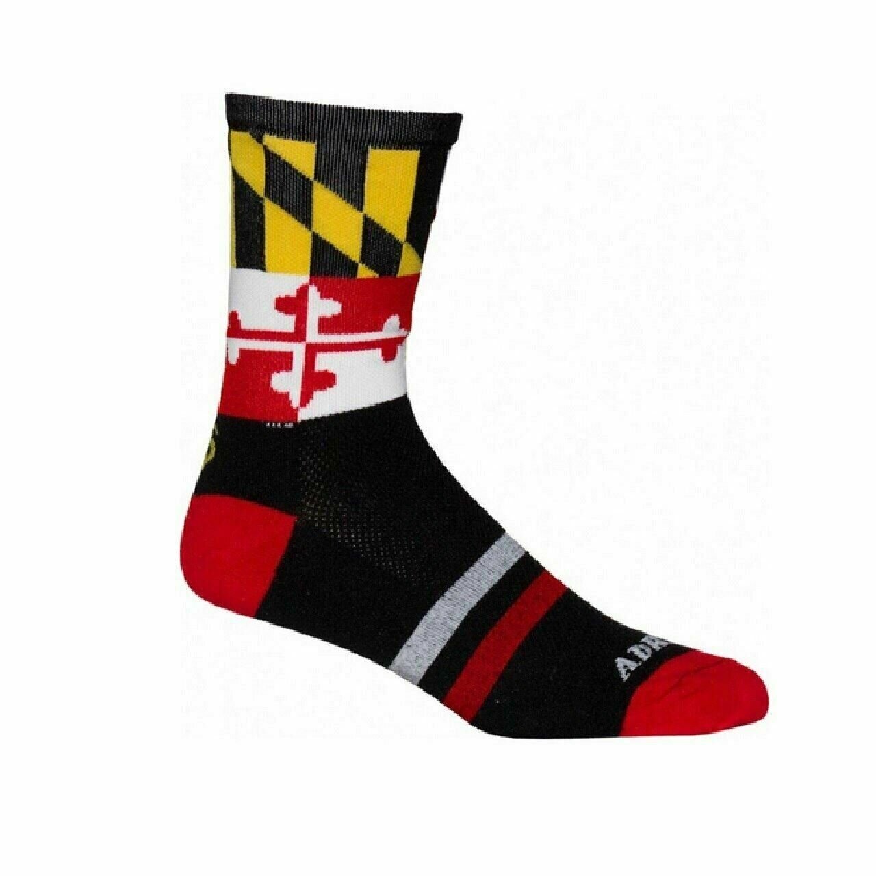 Socks University of Maryland Terrapins Licensed Multi Purpose crew length-5"