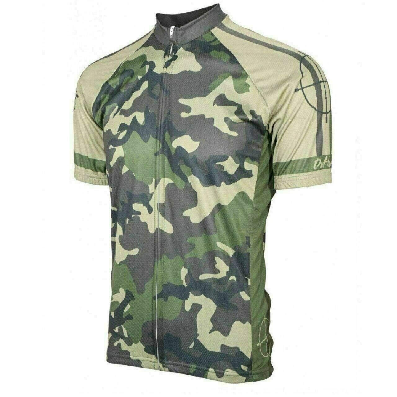 Cycling Jersey World Jersey Outlaw Camo Road Full Zip Men's Cycling Jersey