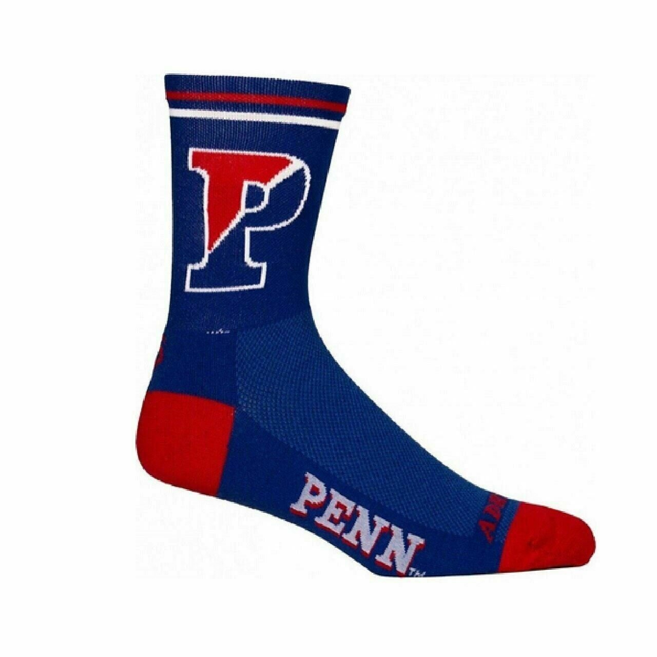 University of Pennsylvania Socks Officially Licensed Multi Purpose crew length-5"