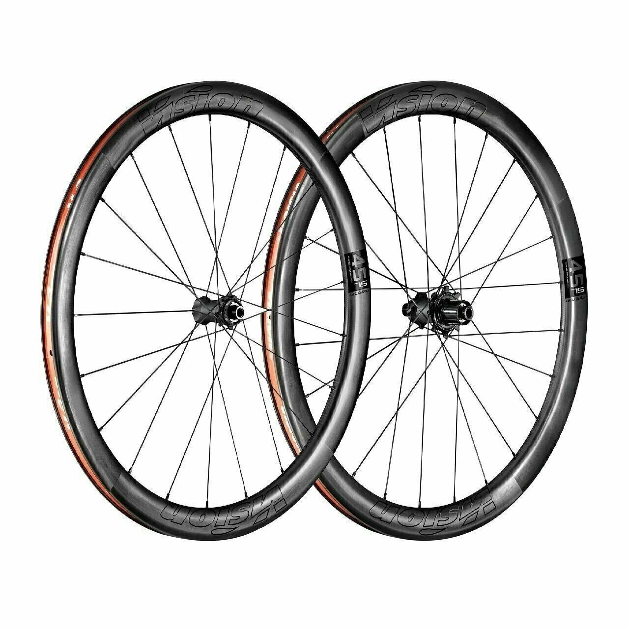 Carbon Wheels Vision Metron 45 TL Carbon Clincher Wheelset -CL Disc Brake