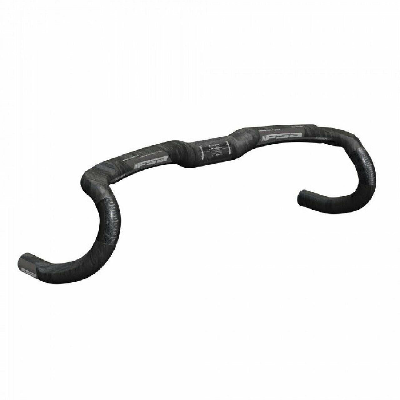 FSA K-WING AGX CARBON HANDLEBAR 31.8 x 400mm (40cm)