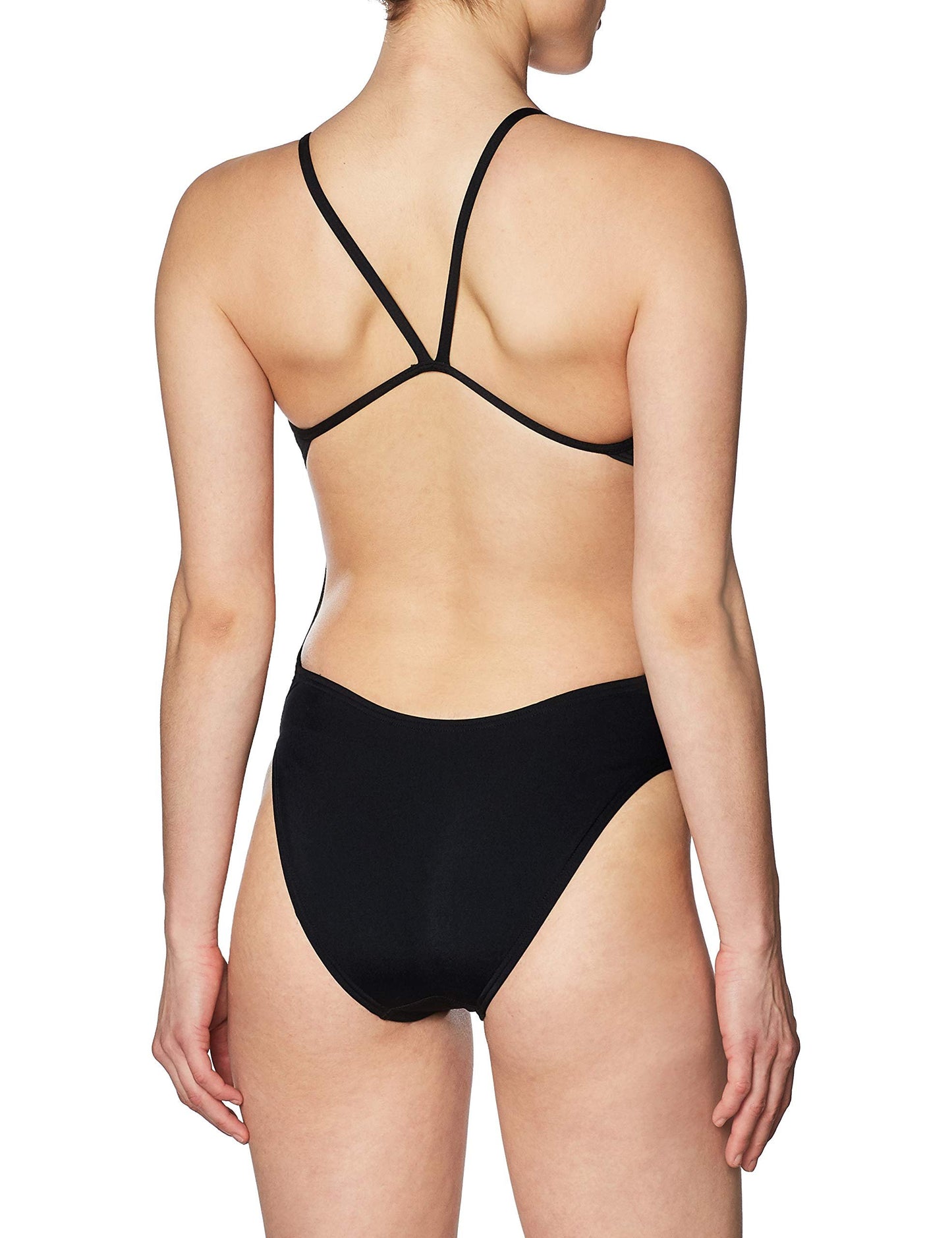 TYR Women's Durafast One Cutoufit Swimsuit, Black, Size 36