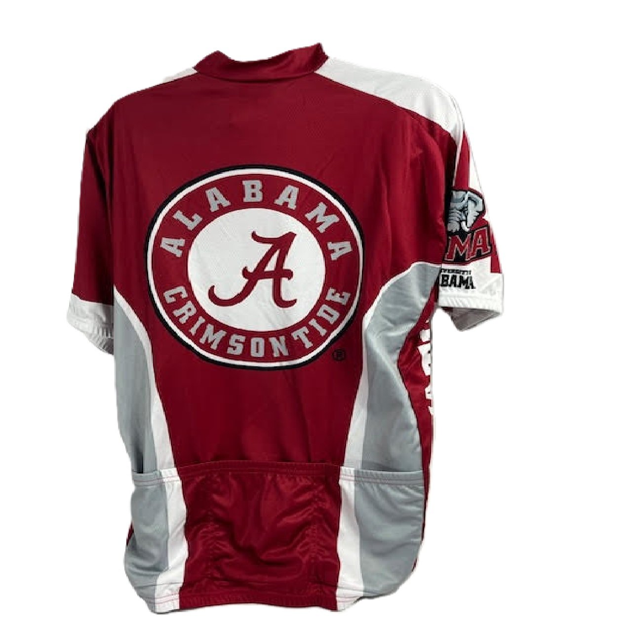 Alabama Crimson Tide Cycling Jersey  College Full zip Men's 2XL-V1