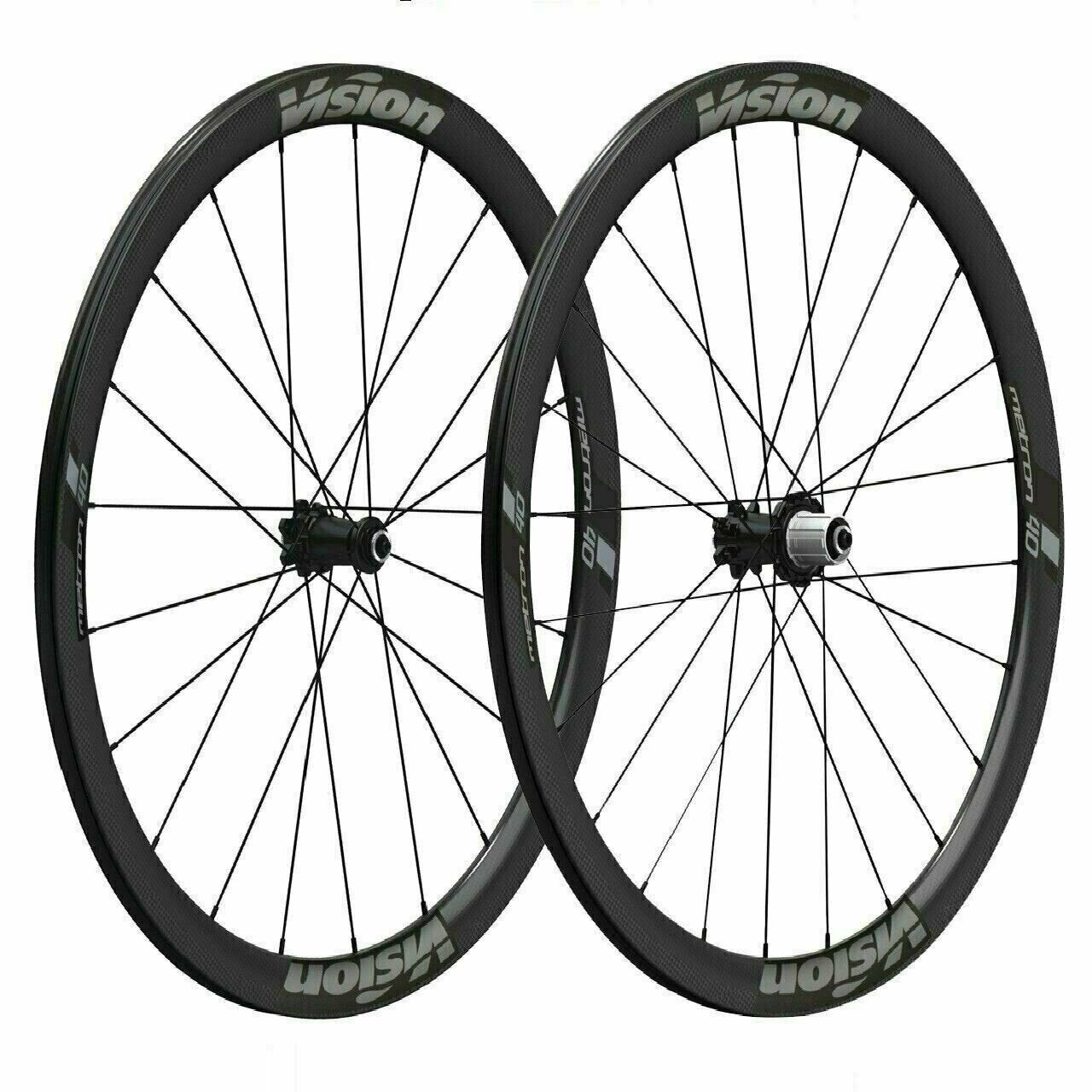 Disc Brake Wheelset Vision Metron 40 SL Tubular 6 Bolt  21/24H-700C shimano 11sp