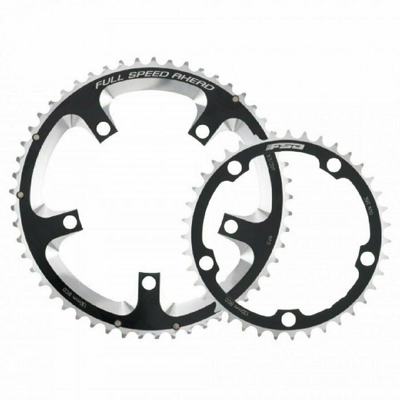 Chainring FSA Super Chainring Road Alloy K-Force 110x50t - Black (1 ring only)