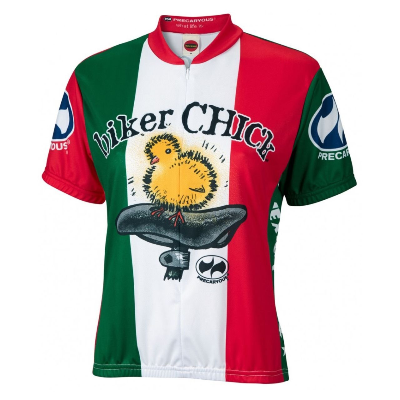 Mexican Biker Chick Womens Cycling Jersey XL