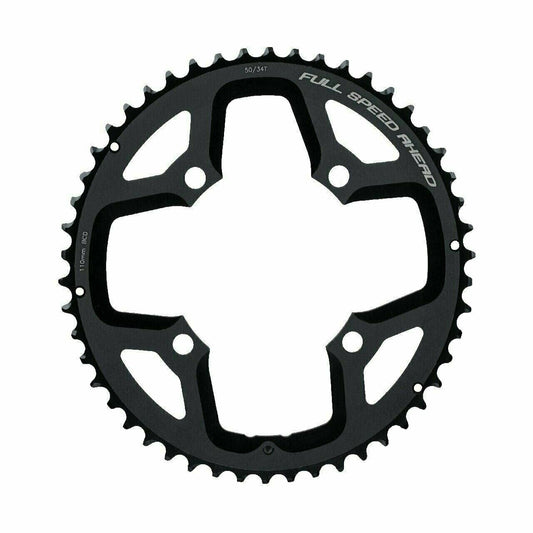 FSA Gossamer Super ABS Road Chainring 110BCD x 50t - Black (4h) ABS