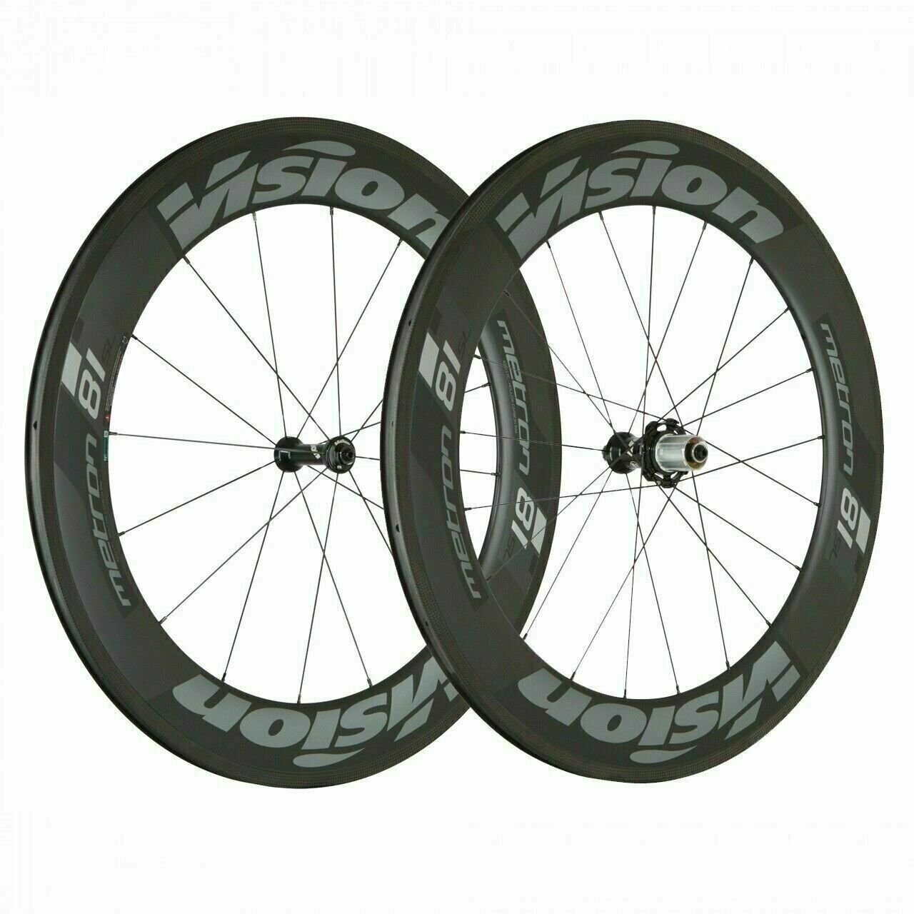 Carbon Wheels Vision Metron 81 TL Clincher 16/21H-700c Shimano 11sp CenterLock