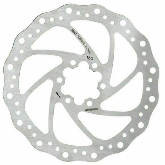 FSA Afterburner 1 piece 6 Bolt MTB DISC Brake Rotor 160mm