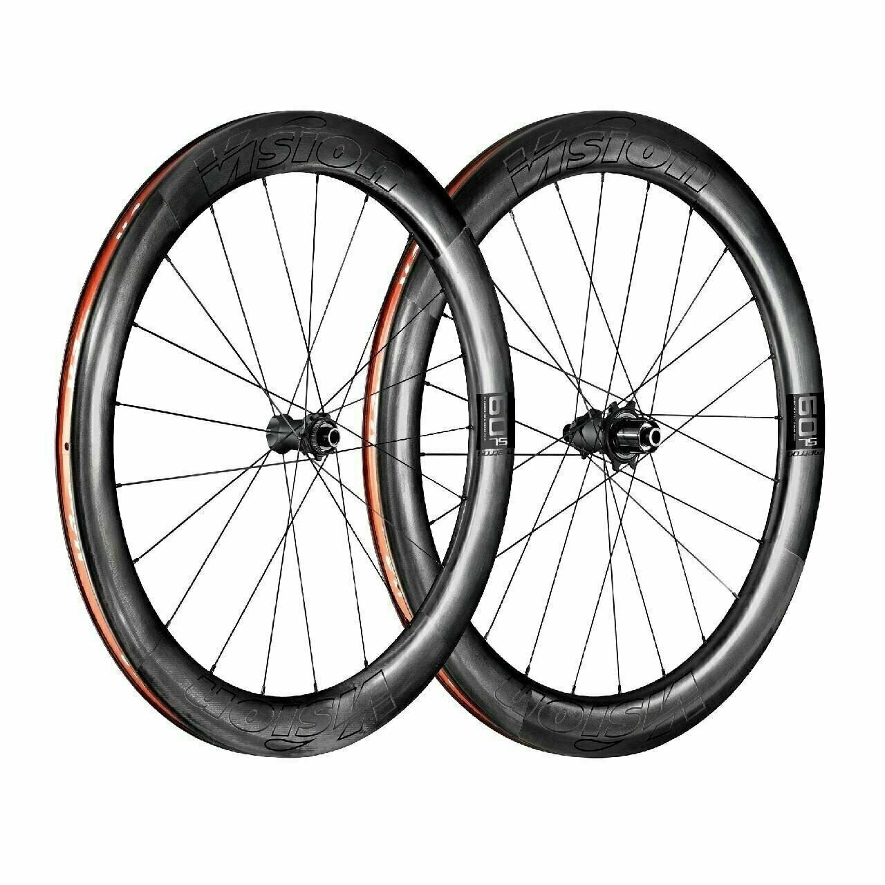 Carbon Wheels Vision Metron 60 TL Carbon Clincher Wheelset -CL Disc Brake