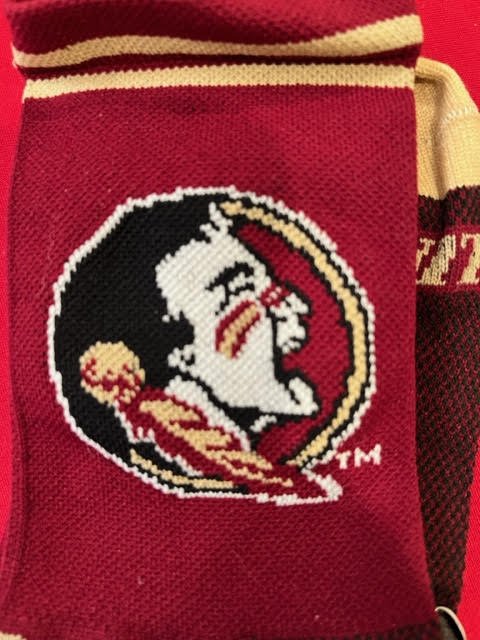 Cycling Sock Florida State University FSU Seminoles crew length-5" Multi Purpose