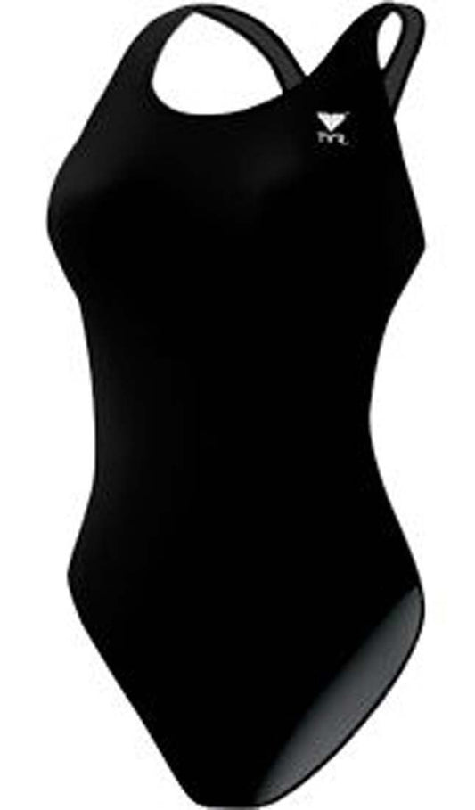 TYR Durafast Maxback Swimsuit, Black, 20