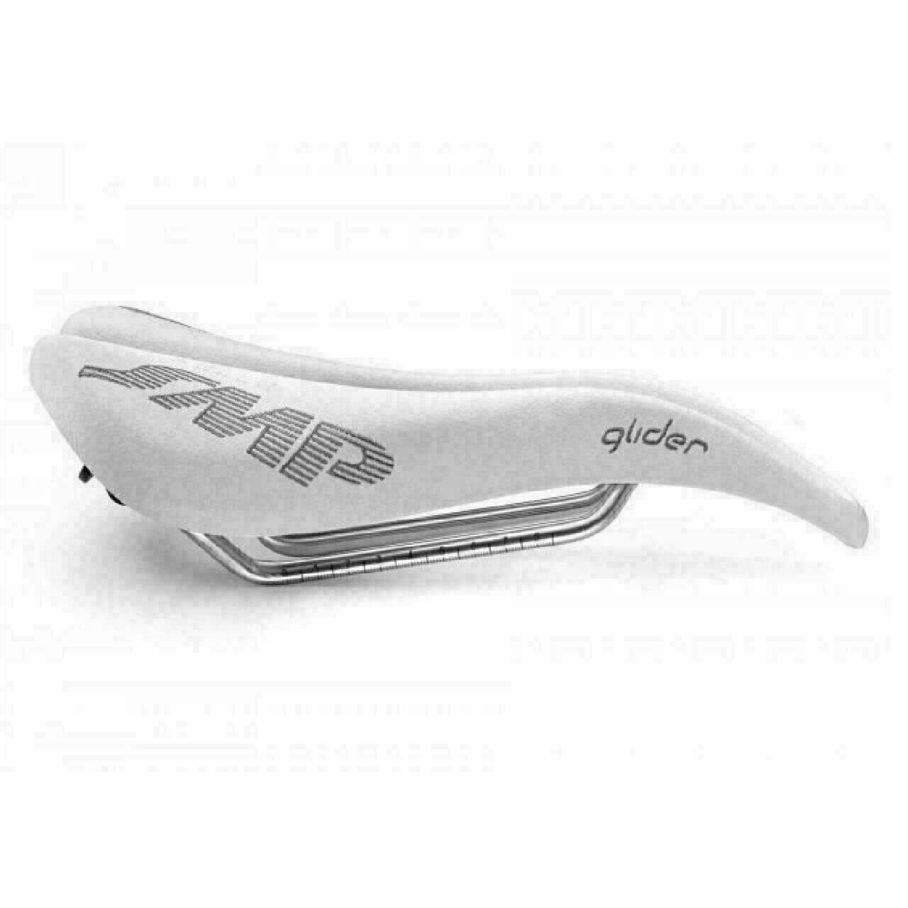 Bike Saddle Selle SMP Glider Pro Bike Saddle Bike Seat White