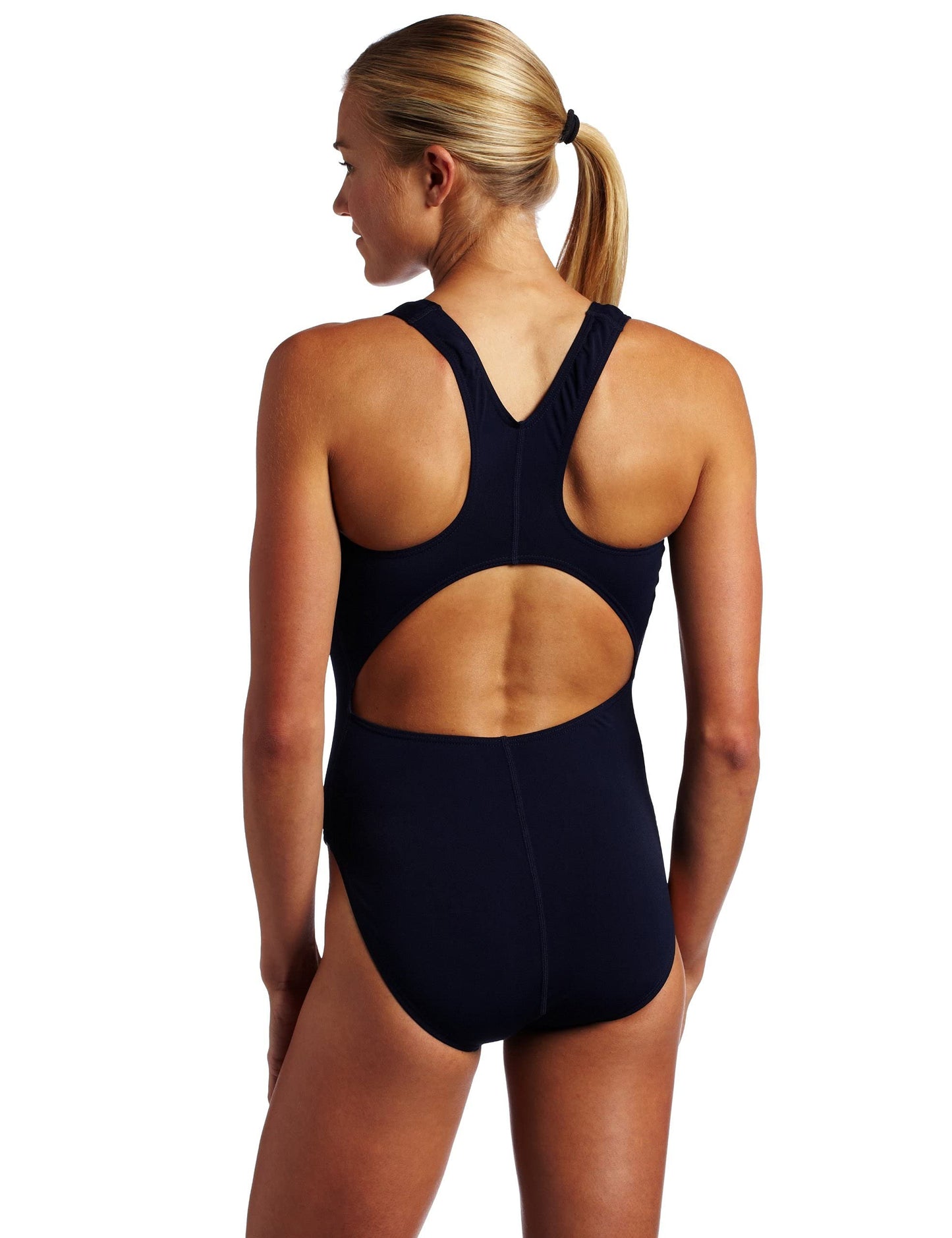 TYR Durafast Maxback Swimsuit, Navy, 20