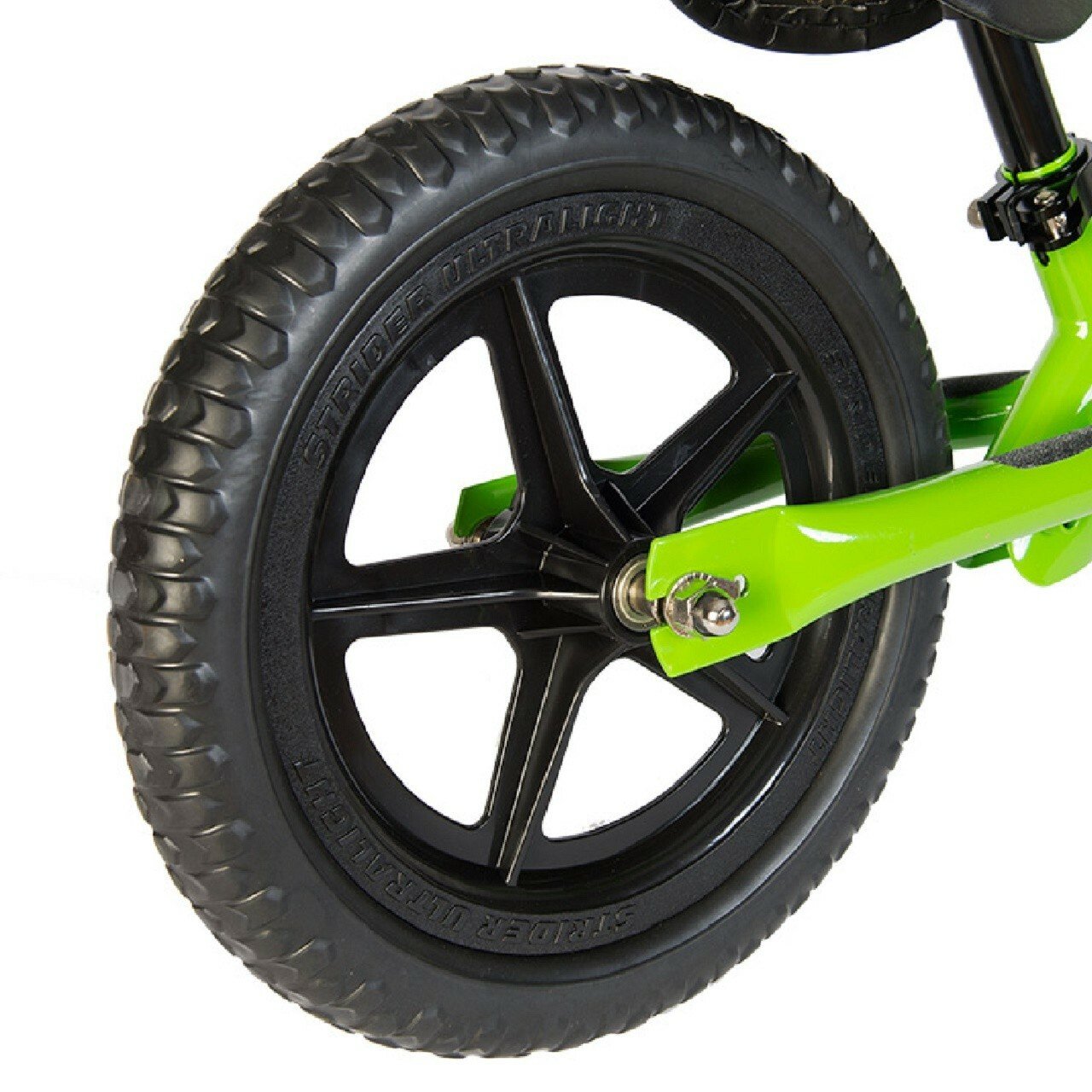 STRIDER 12 Sport Kids Balance Bike No-Pedal Learn To Ride Pre Bike Green