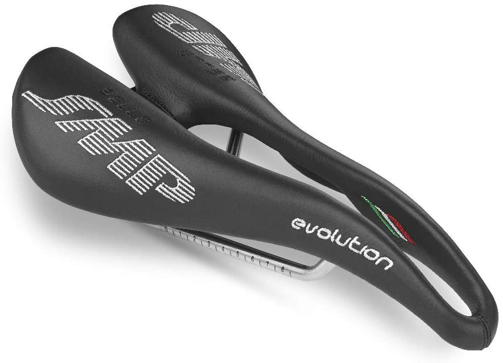 SMP Selle Evolution Bicycle Saddle Seat - Black Made in Italy