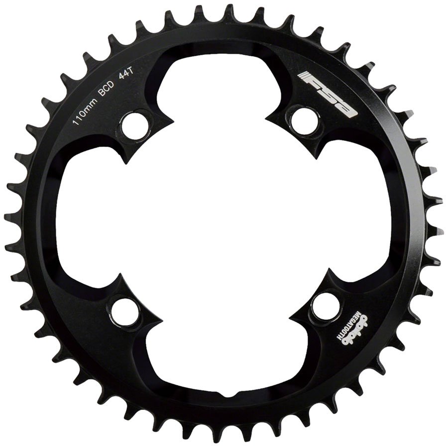 FSA Gossamer Pro MegaTooth Chainring 38t 110 BCD 4-Bolt 11-Speed Aluminum Black