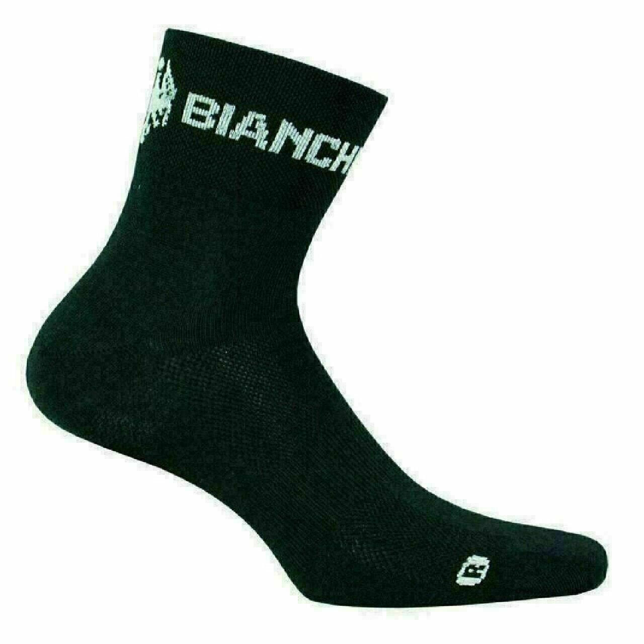 Cycling Socks Nalini Bianchi-Milano Asfalto Cycling Socks Black