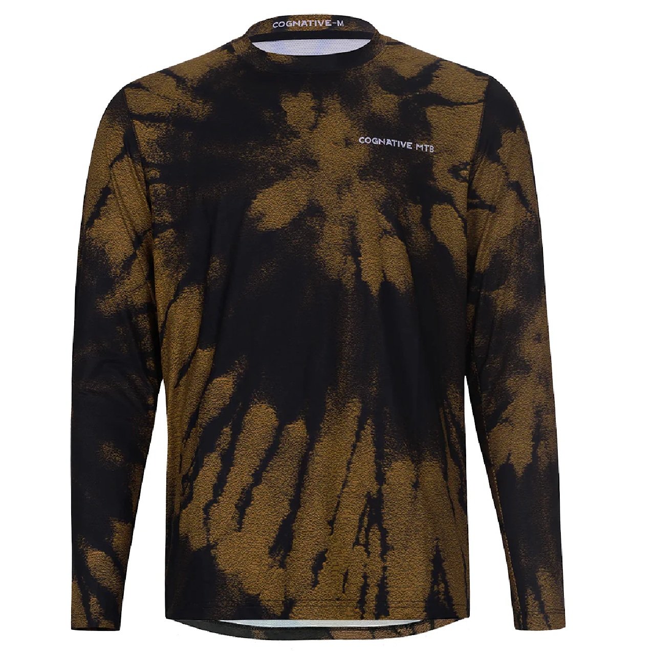 Cognative Men's Long Sleeve Ion Pro MTB Jersey-Copper Tie Dye