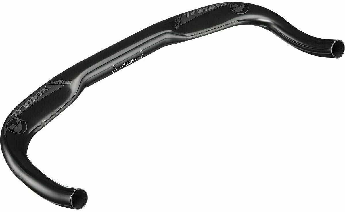 VISION Tri Max Alloy Base Bar (bull horn) | Base Bar Black, 40cm