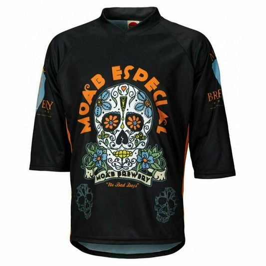 World Jerseys Moab Brewery Especial Men's  3/4 length sleeve loose fit Mountain Bike MTB Jersey