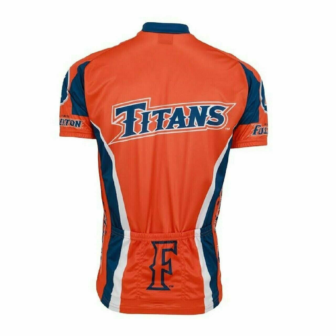 Cycling Jersey California State Fullerton University Full Zip Cycling Jersey CSU