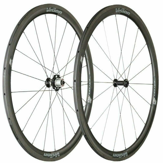 Vision Metron 40 SL Team Issue Carbon Tubular Wheel 700C w/team logo 11speed