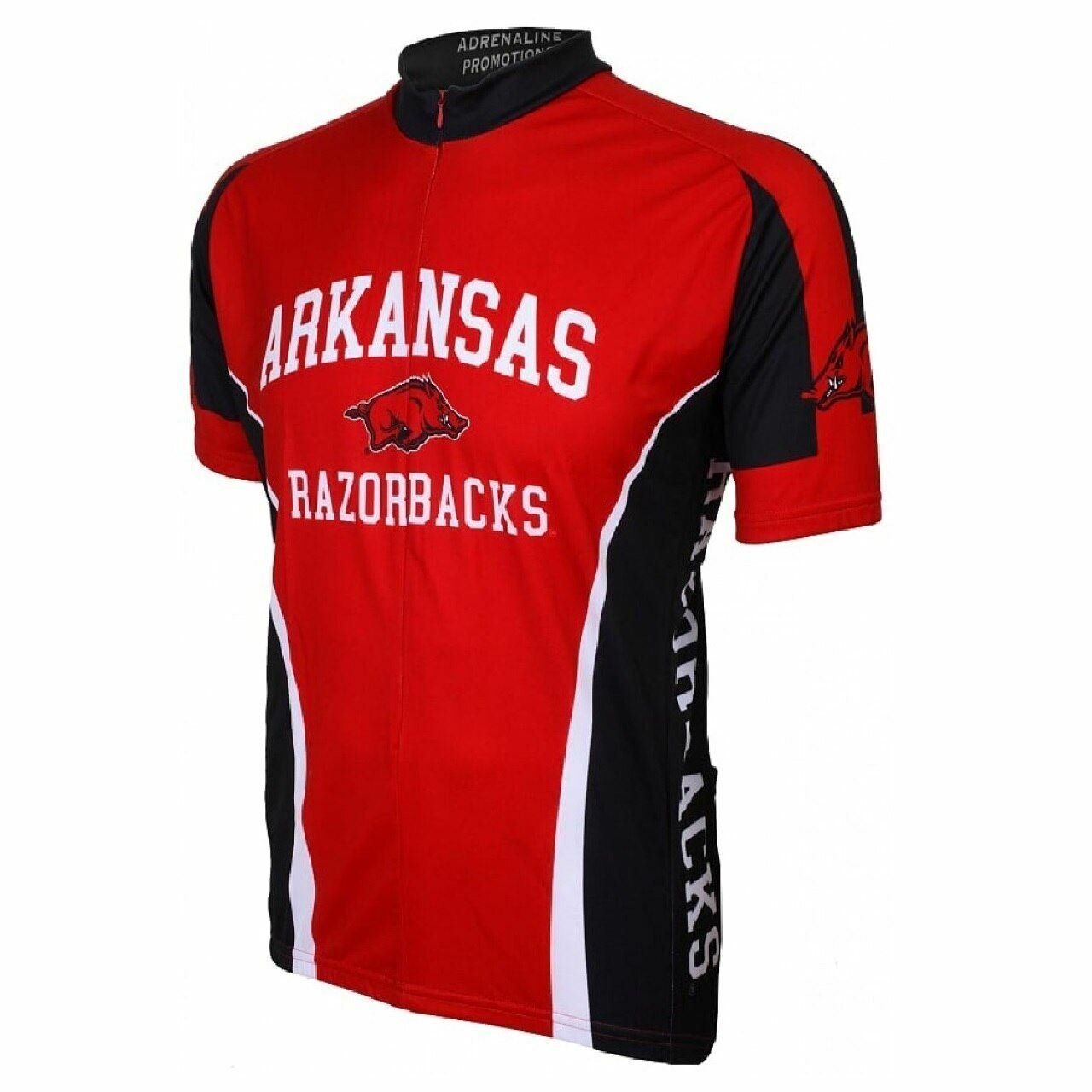 Cycling Jersey Adrenaline University of Arkansas 3/4 zip Men's  3XL BM1