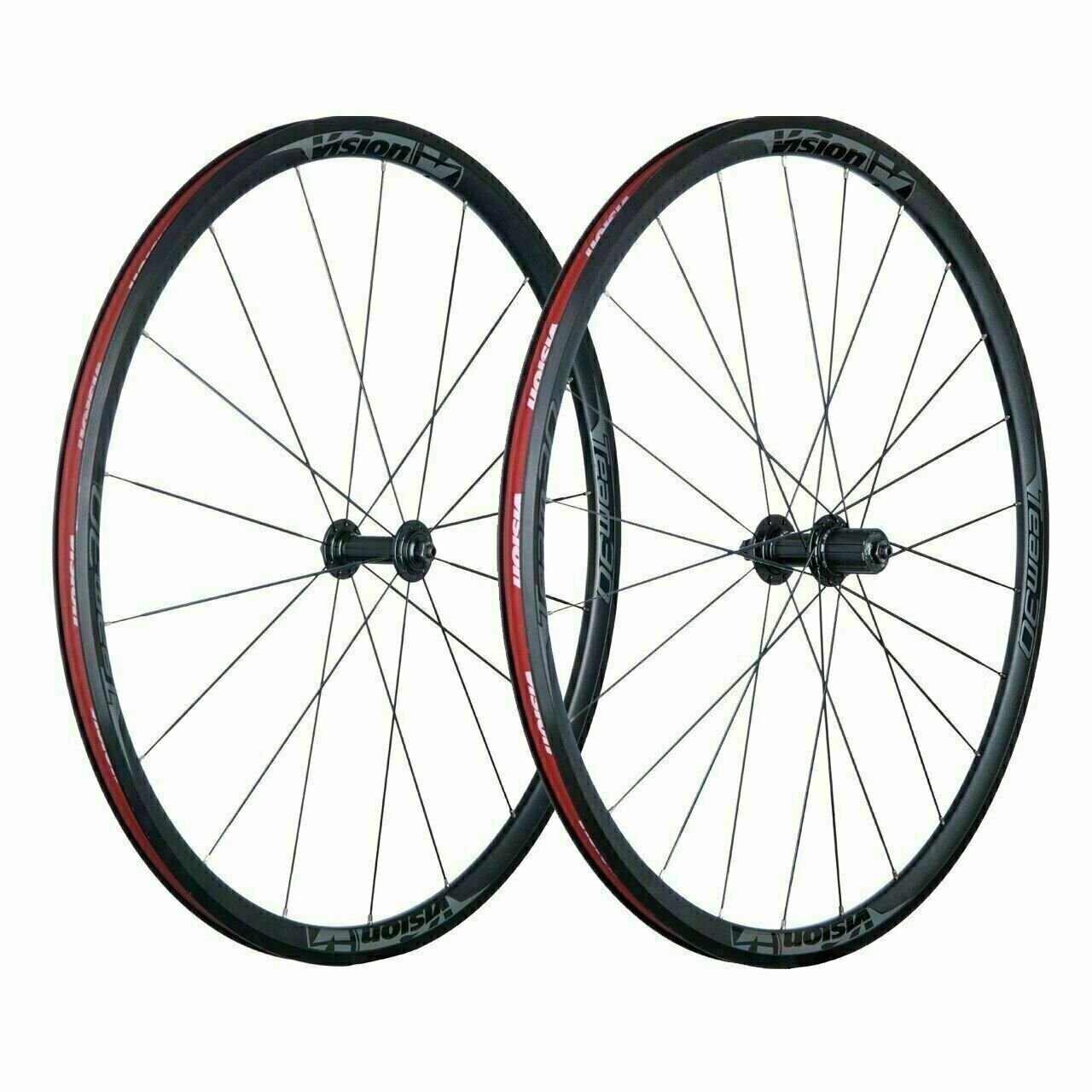 Vision Team 30 Comp Wheelset 30mm Alloy Clincher 18H x 24H 11 speed shimano