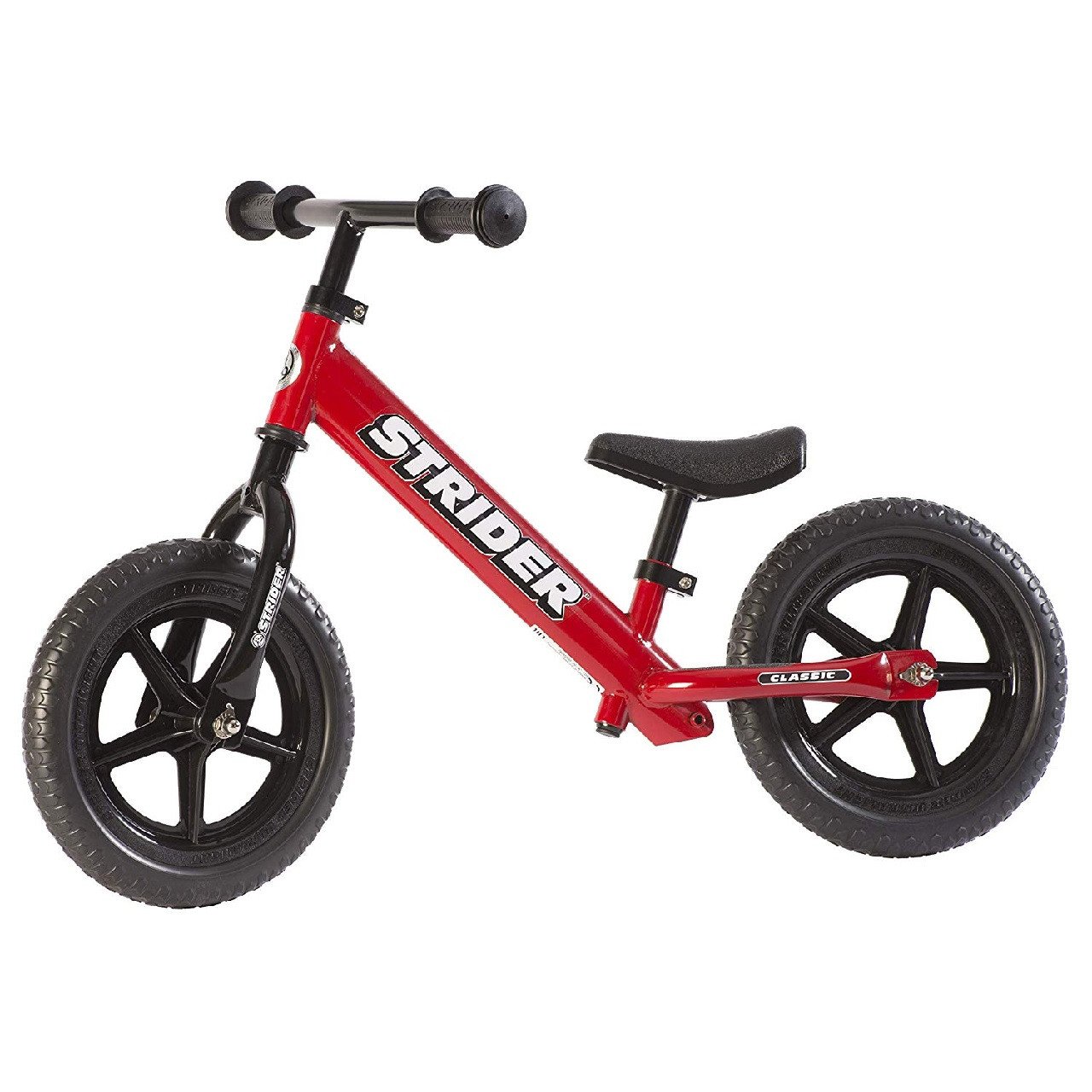 STRIDER 12 Classic Balance Bike -No-Pedal- Learn To Ride Bike Red