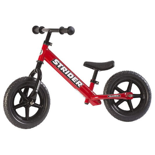 STRIDER 12 Classic Balance Bike -No-Pedal- Learn To Ride Bike Red