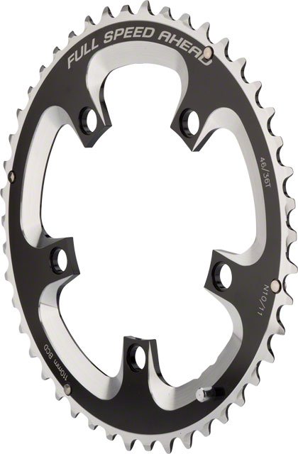 FSA  Super Road, Outer Chainring 50T, 10/11sp., BCD: 110mm, 5 Bolts