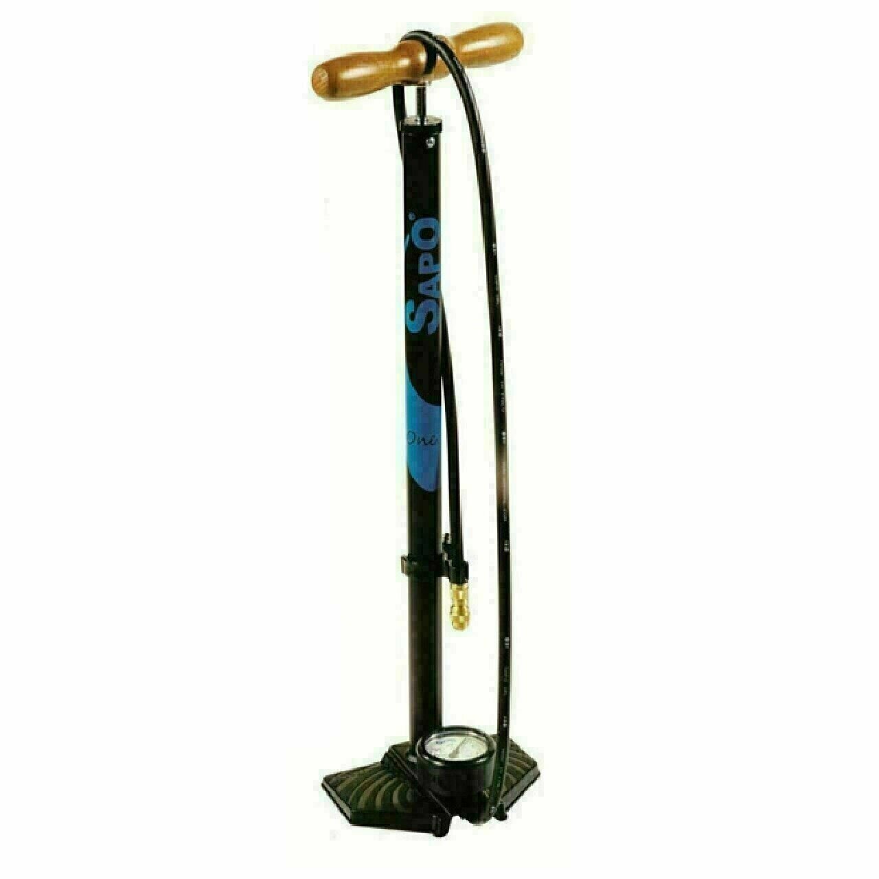 Sapo One Professional High Pressure Bike Pump  Floor Black - 16bar/232psi